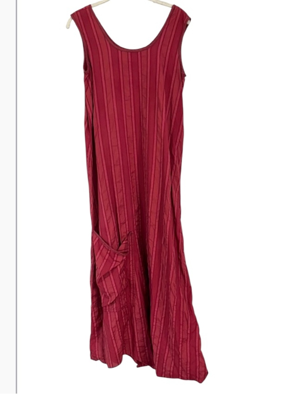 Cynthia Ashby Pink Maxi dress Sz XS Lagenlook Boho
